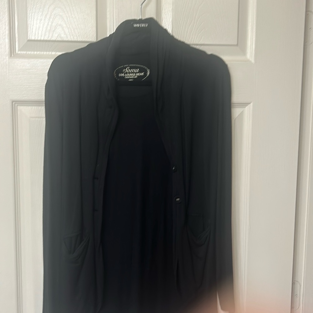 Soma button up blazer cardigan